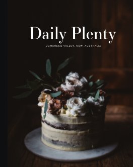 Daily Plenty Cookbook New book cover