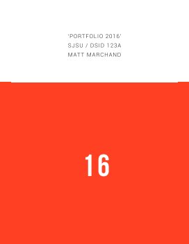 Portfolio 2016 book cover