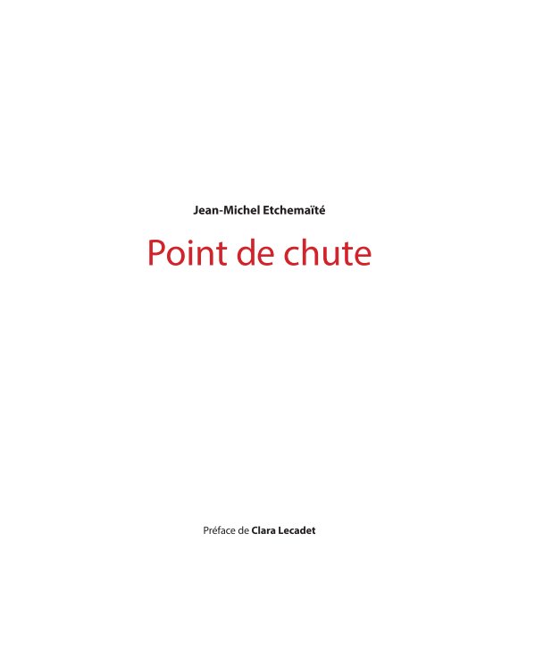 View Point de chute by Jean-Michel Etchemaïté