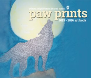 ANCS Paw Prints Art Book, 2015 - 2016 (H) book cover