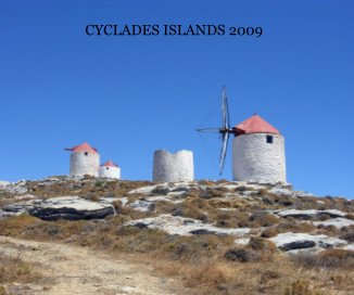 CYCLADES ISLANDS 2009 book cover
