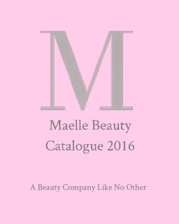 Maelle Catalogue 2016 book cover