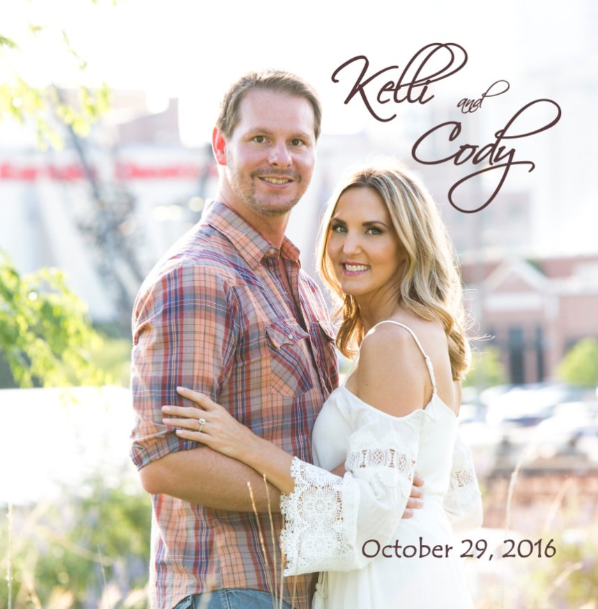 View Kelli and Cody's Engagement Photo and Wedding Guest Album • Oct 29, 2016 by Kristy Shetley - Designer, Sherry Lynch - Photographer