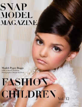 Snap Model Magazine Fashion Children book cover