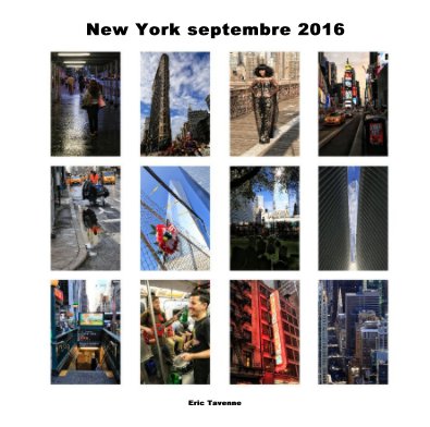 New York septembre 2016 book cover