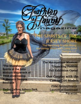 Fashion Haunt Magazine Issue #3  "Special, Big October Edition" The Spirits of the Jersey Shore with Lainy Gold Designs book cover