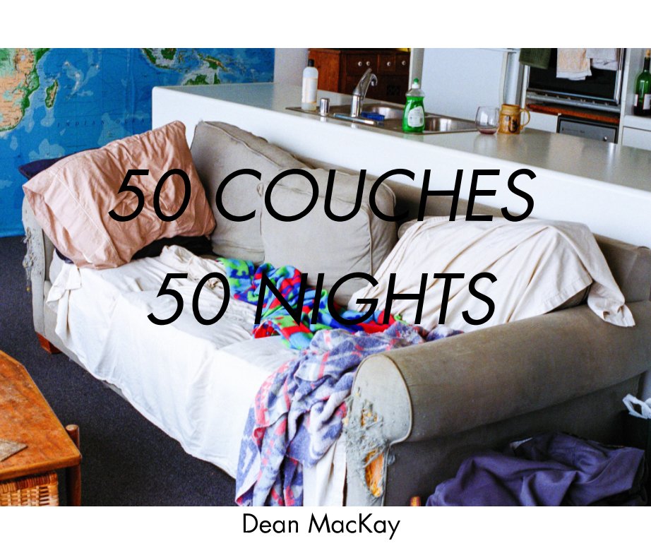 View 50 Couches in 50 Nights - deluxe hardcover by Dean MacKay