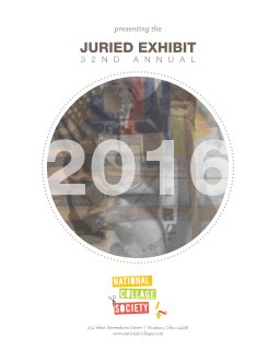 2016 Juried Catalog book cover