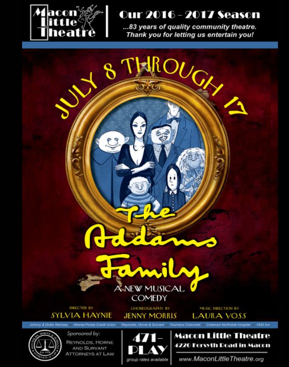 Ver The Addams Family por J. R. Carter for Cherokee Rose Designs