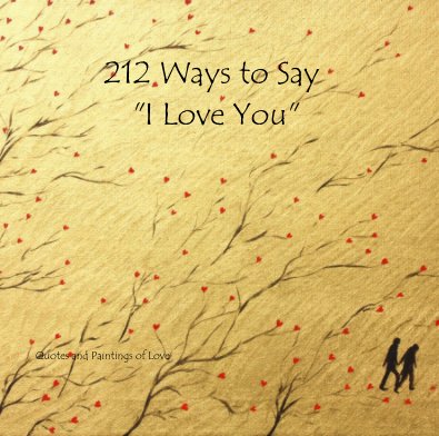 212 ways to say "I love you" book cover