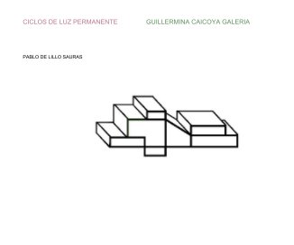 CICLOS DE LUZ PERMANENTE GUILLERMINA CAICOYA GALERIA book cover