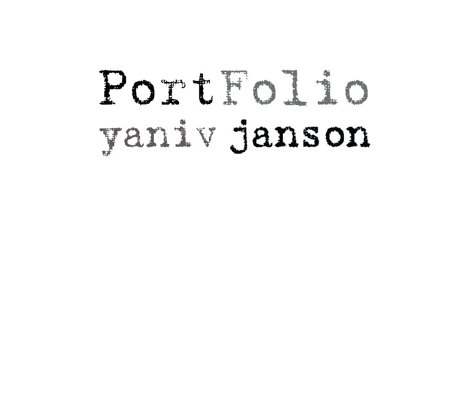 Ver PortFolio por Yaniv Daniel Janson