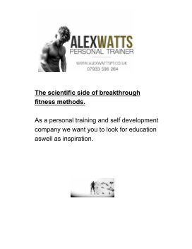 Breakthrough Fitness methods to accelerate Muscular activation,Metabolites,Fat loss,Brain activity + Energy production book cover