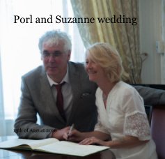 Porl and Suzanne wedding book cover