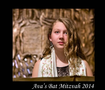 Ava's Bat Mitzvah book cover