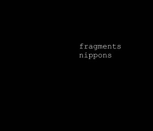 Fragments Nippons book cover