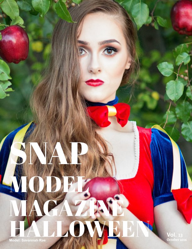 View SNAP MODEL MAGAZINE HALLOWEEN 2016 by Danielle Collins, Charles West