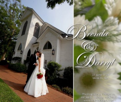 The Wedding of Brenda & Darryl 13x11 book cover
