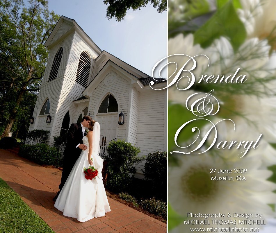 View The Wedding of Brenda & Darryl 13x11 by Photography & Design by Michael Thomas Mitchell