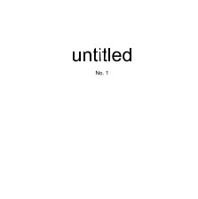 untitled No. 1 book cover