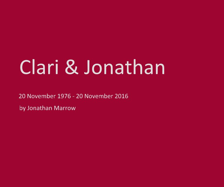 Visualizza Clari & Jonathan di Jonathan Marrow