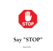 Say "STOP" book cover
