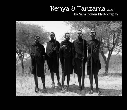 Kenya & Tanzania 2016 book cover