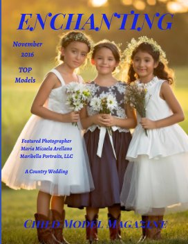 Child Model Magazine Top Models November 2016 book cover