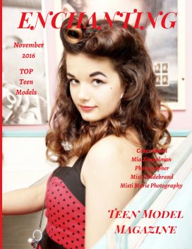 Enchanting Teen Model Magazine November 2016 book cover