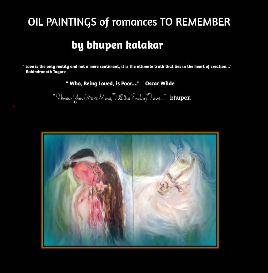 View Oil Paintings of Romances to Remember by bhupen kalakar
