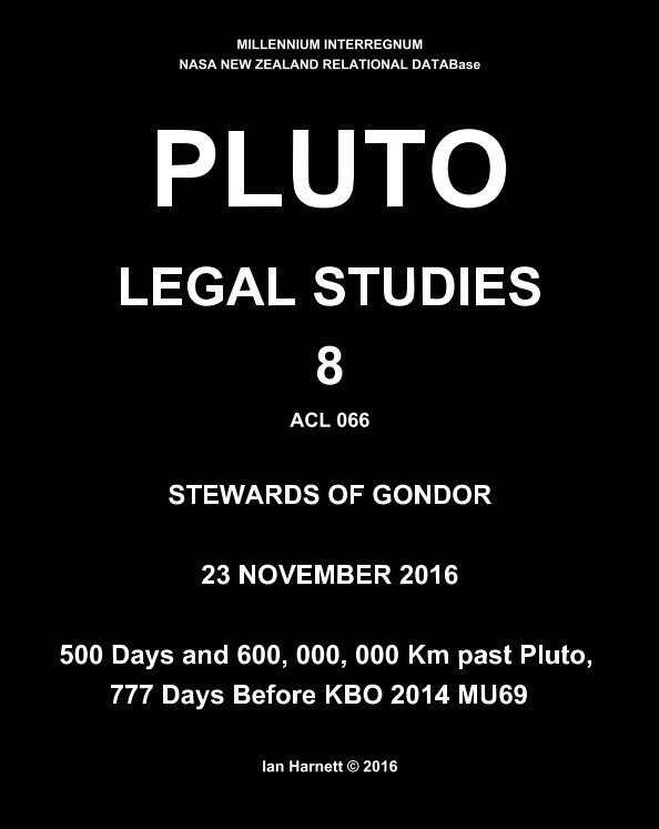 Pluto Legal Studies 8 nach Ian Harnett, Annie, Eileen anzeigen