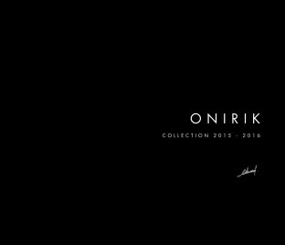 ONIRIK Collection 2015-2016 book cover