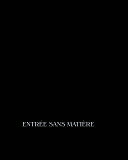 Entrée sans Matière book cover