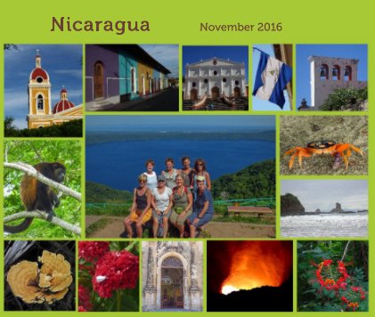 Nicaragua November 2016 book cover