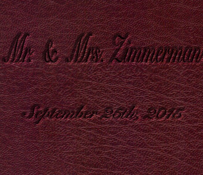 Ver Mr. & Mrs. Zimmerman por Samantha Swartz