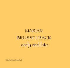 MARIAN BRUSSELBACK early and late book cover