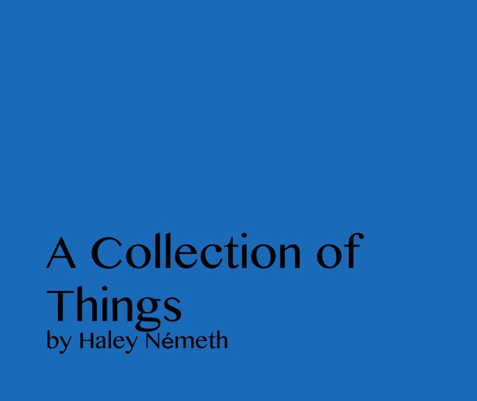 View A Collection of Things by Haley Németh