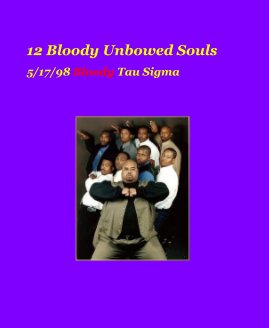 12 Bloody Unbowed Souls book cover