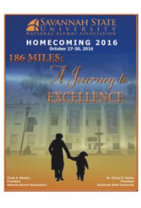 SSU National Alumni Association Homecoming 2016 book cover