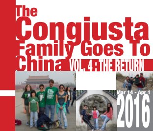 The Congiusta Family Goes to China book cover