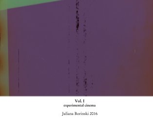 Vol. I experimental cinema book cover