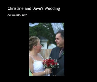 Christine and Dave's Wedding book cover