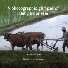 A photographic glimpse of Bali, Indonesia book cover