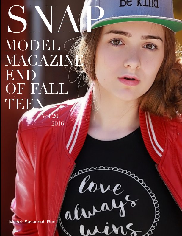 Ver Snap Model Magazine End of Fall Teen por Danielle Collins, Charles West