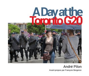 Toronto G20 - 10x8" hardcover book cover