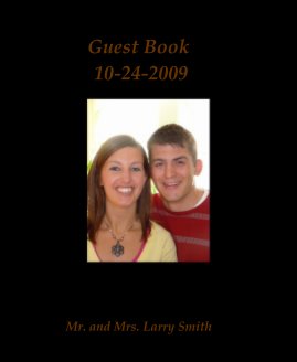 Guest Book 10-24-2009 book cover