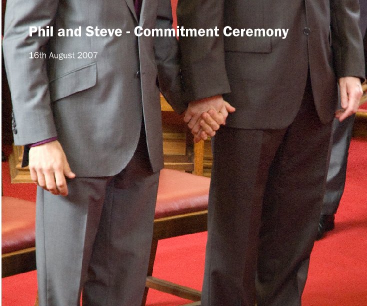 View Phil and Steve - Commitment Ceremony by jonhaywooduk