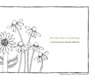 For The Love of Coloring book cover