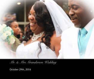 Mr. & Mrs. Granderson Wedding book cover