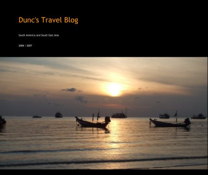 Dunc's Travel Blog book cover
